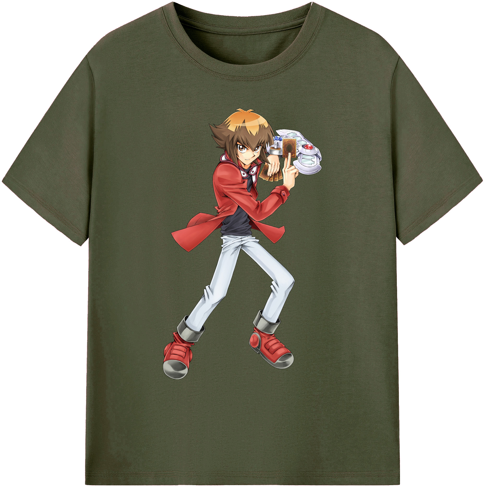 （画像用） 遊☆戯☆王 Yu-Gi-Oh! 綿100％ メンズ半袖Tシャツ｜肌触りやわらか＆通気性